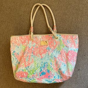 Lily Pulitzer Beach Tote Bag